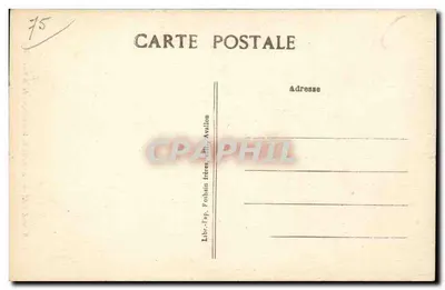 Ołtarz Bazyliki Madeleine — wydawca Libr.-Imp. Pothain bracia, Avallon, nr 6 — Rewers
