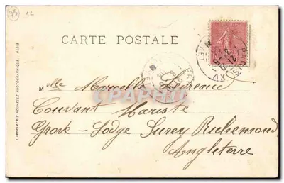 Paryż — Dzieci na Tuileries — LL. — N°50 — Rewers