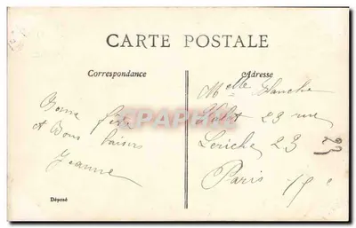 Giovane donna con un grande vaso di fiori — editore Azur, n° 206 — Verso