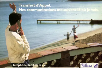 Transferência de Chamada — propaganda da France Télécom — editor OFM BP 100 Portet