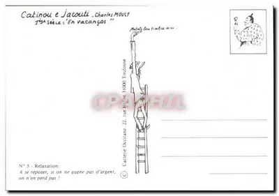 Catinou i Jacouti — Relaksacja — Charles Mouly, seria 'W wakacjach', nr 5 — Rewers