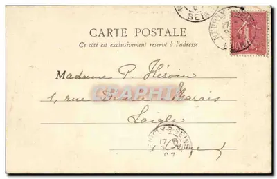 Monumento de la Defensa — París — editor B. E. J. París — Reverso