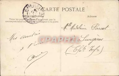 Ópera de Paris — Lembrete — Editor ELD, n° 5375 — Verso