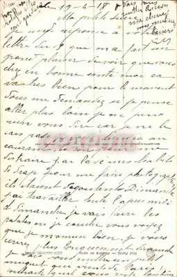 Casal em um cenário floral — editor Alésange, n° 361 — Verso