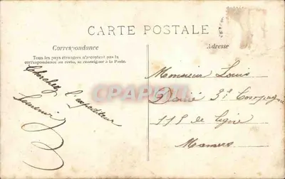Mulher com flores — A.N. Paris, n° 145 — Verso
