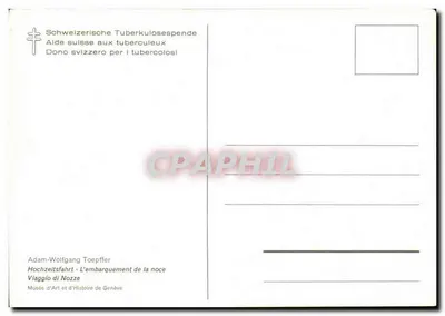 Wyruszenie na ślub — Adam-Wolfgang Toepffer — Muzeum Sztuki i Historii w Genewie — Rewers