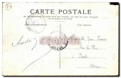 Paris — O Trocadéro — Editor não identificado, número de série não visível — Verso
