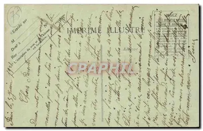 PARYŻ — Most Alexandre III — Ogólny widok — wydawca Imprime Illustre, nr 4127 — Rewers