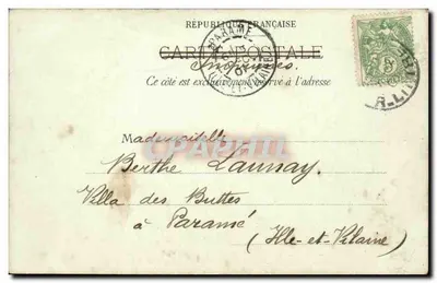 Paris — A rua Soufflot e o Panteão — NARESCO — Verso