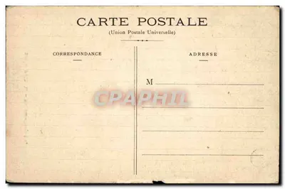 Paris - Sainte-Chapelle — vista do edifício com seu campanário gótico e um pedestre diante do portal — editada por Lettre Illustrée, n°20 — Verso