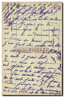 Paryż - Madeleine — Rzymski tempel przekształcony w kościoł, wydawca Imp. J. P. Lefebvre, n°9 — Rewers
