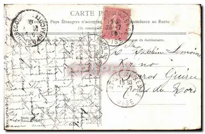 Fiolet i mydło — wiersz — K.F. Éditeur, seria 763 — Rewers