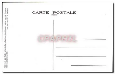 REPRODUKCJA Fantazjowa karta Le Petit Parisien Kobieta — Rewers
