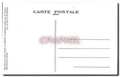 REPRODUCTION Fantazji Karta Le Figaro Kobieta — Rewers