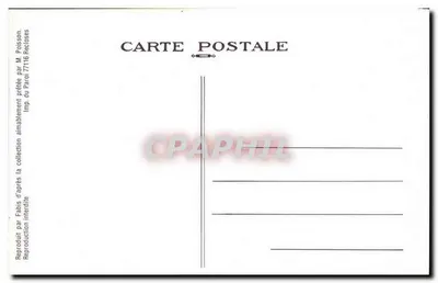 REPRODUKCJA Fantazji Karta Pocztowa Kobieta Czasopismo L'echo de Paris — Rewers