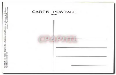 REPRODUKCJA Fantazjowa Karta Pocztowa Czasopismo Człowiek Autorita — Rewers