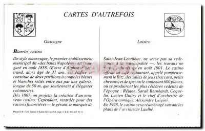 REPRODUZIONE Biarritz La spiaggia e il casinò municipale — Verso