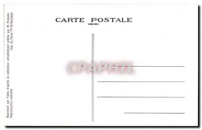 REPRODUÇÃO Paris Bilhete postal antigo Hospital Pasteur — Verso
