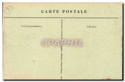 Parijs — De Piazza della Concordia — A.P. — Concorde Square — Achterkant