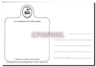REPRODUÇÃO FANTASIA ANGE ANGEL CRIANÇA LETRA N O ALFABETO DOS ANGELINHAS — Verso