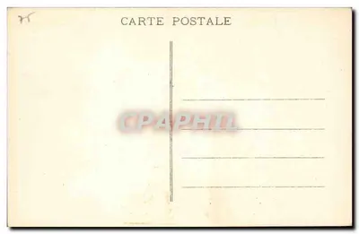 Paryż - Panthéon — widok z lotu — Cliché firmy Francuskiej Lotniczej — Rewers