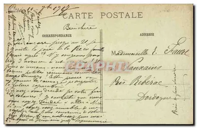 Paryż — Mały Pałac na Champs-Élysées — Muzeum Sztuk Pięknych zbudowane na wystawie z 1900 r. przez Giraulta — Rewers