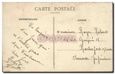 Paris — A Porta Saint-Denis — editor não identificado, n° de série 167 — Verso