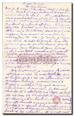 Mulher em vestido com colar bordado — cena de sonho — editor Le Rêve, n° 2781/5 — Verso