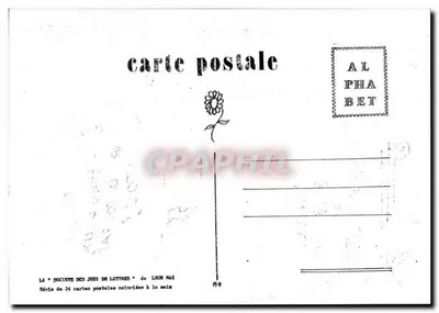 Kinderenpark — Alfabet — Sociedad des Jeux de Lettres van Léon Max, serie 24 — Achterkant