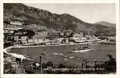Monte-Carlo — La Condamine e o Porto — Munier n°258