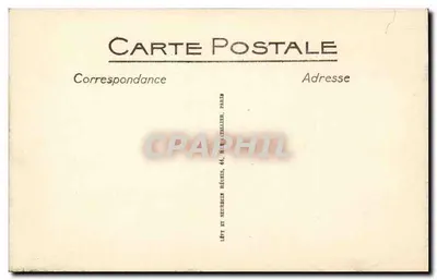 Paryż — Widok na Jardin des Tuileries — LL, nr 695 — Rewers