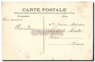 Paris — Bois de Boulogne — A Fazenda do Pré Catelan — C. M. — Verso