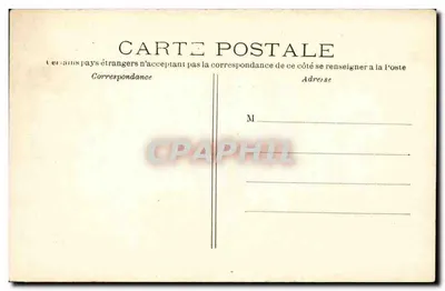Paris – Place d’Éna e Estátua de Washington — C.M. n°132 — Verso
