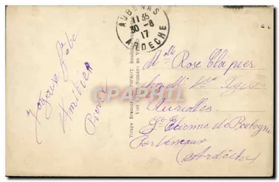 Jovem mulher com rosas — Bom souvenir e votos de feliz festa — DIX 175 — Verso