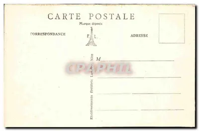 Nice (A.M.) — A Cascata do Castelo — Editor FL, n° 232 — Verso