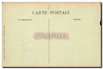 Hôtel des Invalides — Paryż — wydawca E. La Pèler, drukarnia Jall, 127, bulwar de Sébastopol, Paryż — Rewers