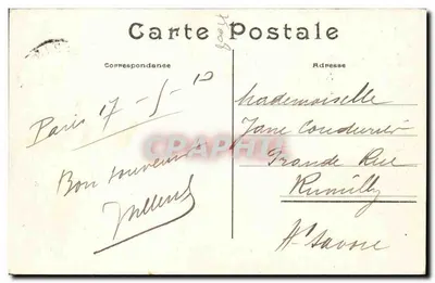 Paryż — Arc de Triomphe de l'Étoile — S.R.A. n°123 — Rewers