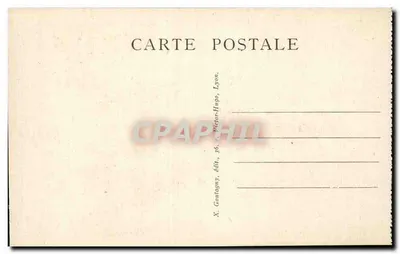 LYON — Place Carnot, statua Republiki — X. Goutagny, wyd. 36, r. Victor-Hugo, Lyon — Rewers