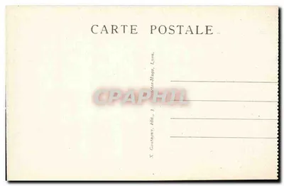 Lyon — Rue Victor-Hugo ; w tle Pomnik Carnota — X. Goutagny, wyd., Lyon — Rewers