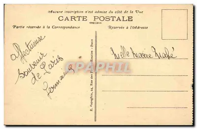 PARIS — L'Opéra — A Place e a Estação do Metropolitano — A. P. — 170 — Verso