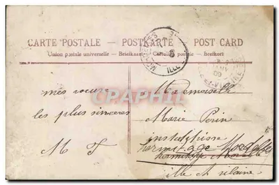 Mulher sorridente — carta de boas-vindas 'Bom Ano' — editor PC n°4031 — Verso