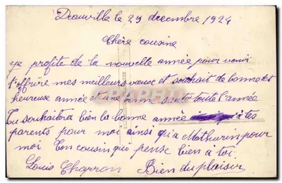 Młody mężczyzna trzymający ozdobny ferro — Wesołych Świąt — Wydawca H. P. n° 2778 — Rewers