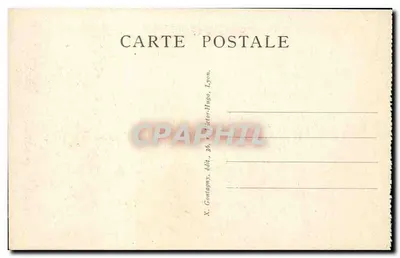Lyon — Stara kaplica Fourvière — X. Goutapry, wyd., 36, Victor-Hugo, Lyon. — Rewers