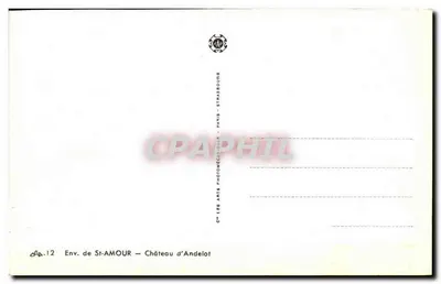 Castello d'Andelot — Env. di St-Amour — Les Arts Photomécaniques, Parigi — Verso