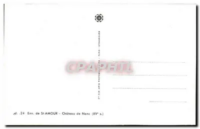 Castelo de Nanc — Arredores de St-Amour — Cie. des Arts Photographiques, Paris — Verso