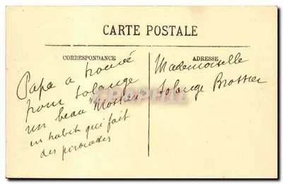 Paryż — Jardin des Tuileries i Arc de Triomphe du Carrousel — LL. n°44 — Rewers