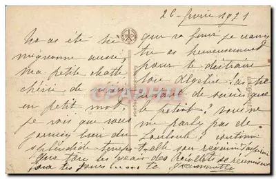 Paisagem invernal — aldeia à beira de um curso d'água — editor L'Imagerie de Paris, n°39 — Verso
