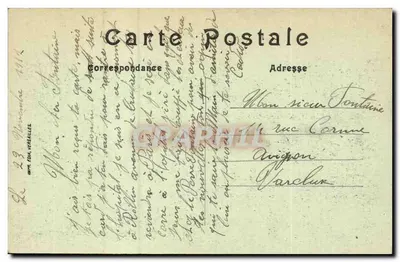 Paryż — Stacja Gare de Lyon — Wydawca E. Versailles, nr 1414 — Rewers