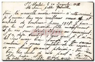 Duas jovens — Boas Festas — LUMEN n°8135 — Verso