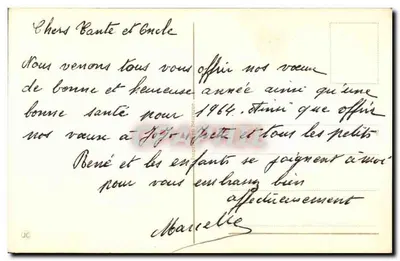 Horseshoe et trèfle — scène hivernale — éditeur non visible — Verso